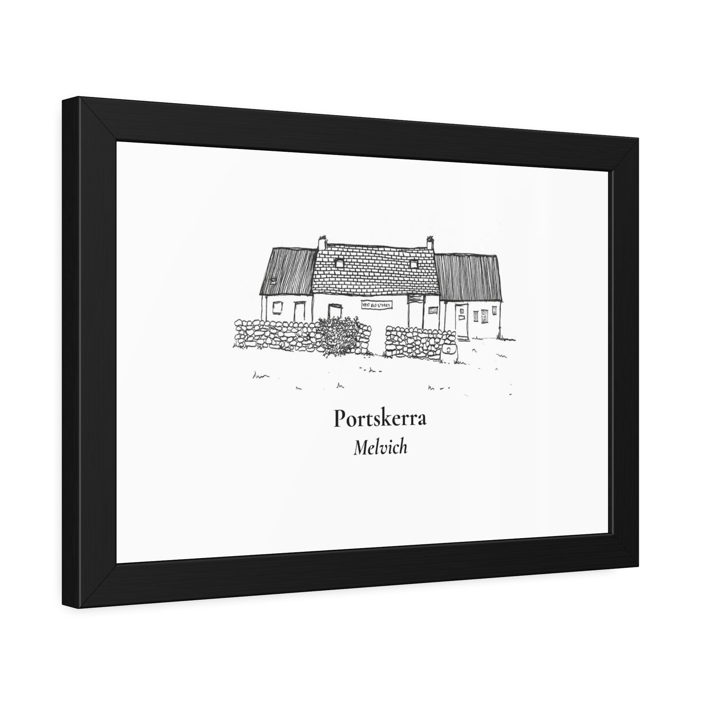 West End Stores (Portskerra, Melvich) Framed Paper Posters