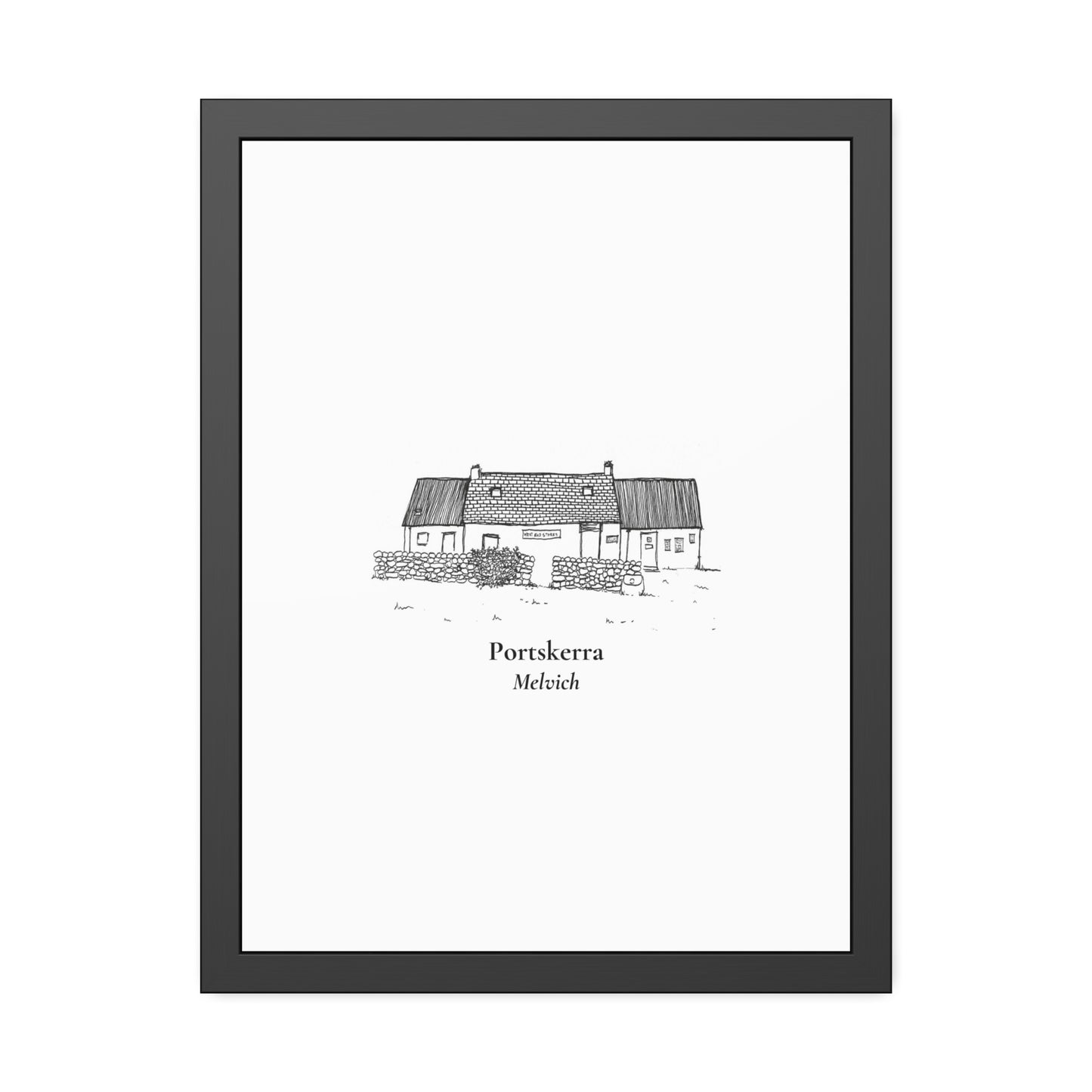 West End Stores (Portskerra, Melvich) Framed Paper Posters