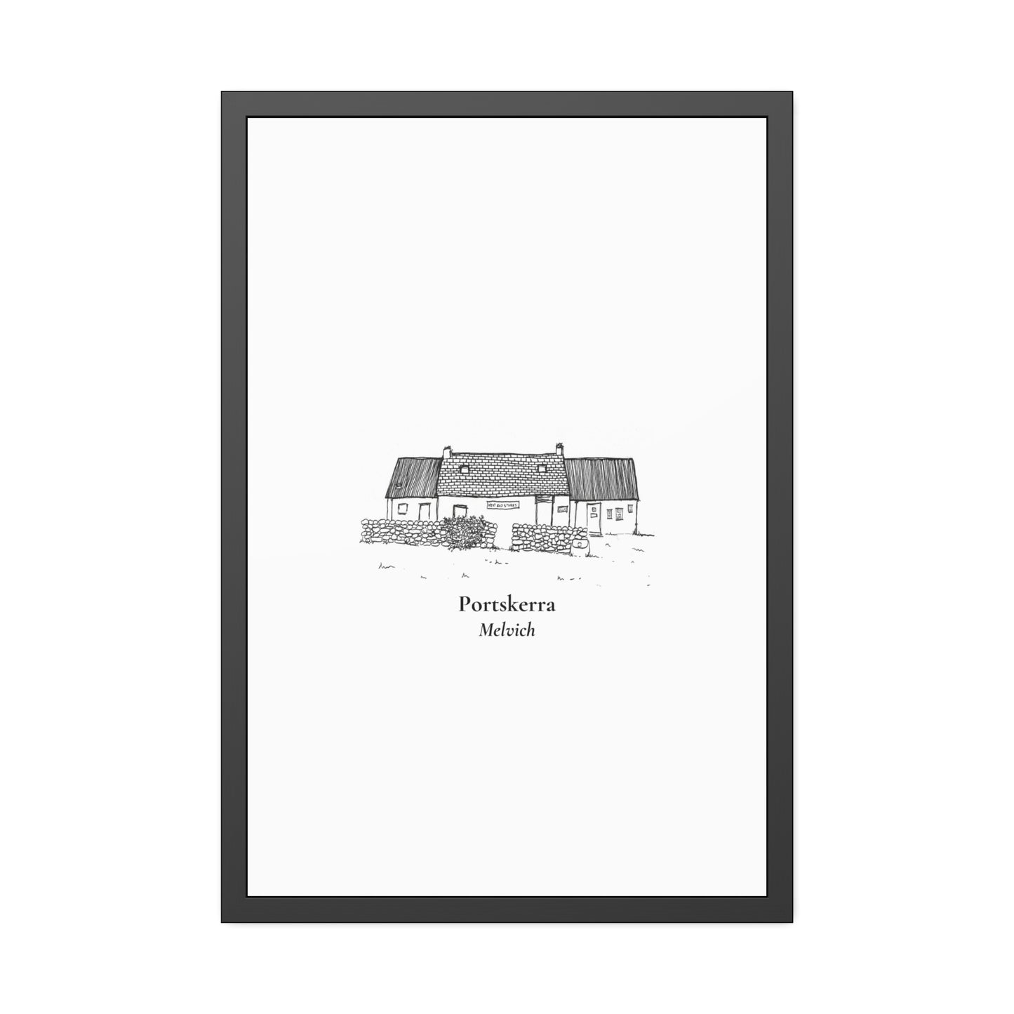 West End Stores (Portskerra, Melvich) Framed Paper Posters