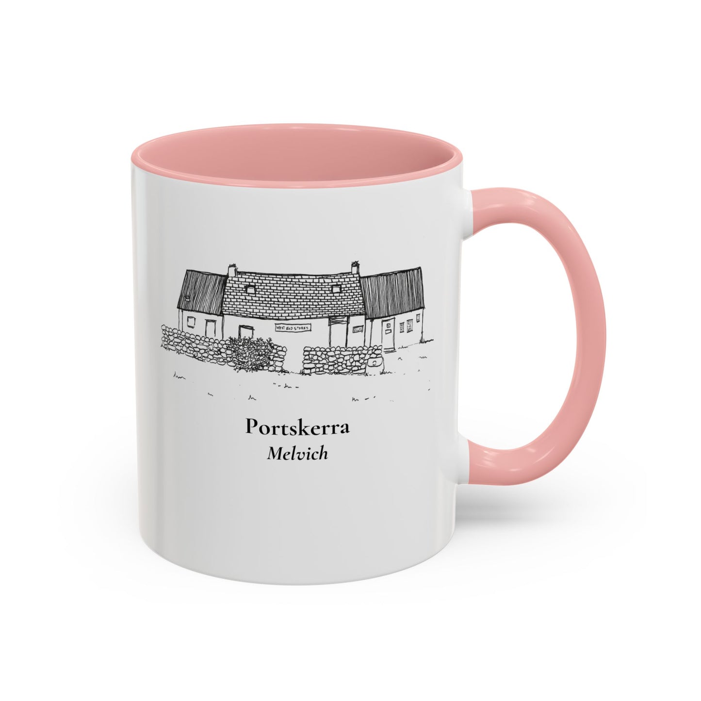 West End Stores (Portskerra, Melvich) Accent Coffee Mug (11, 15oz)