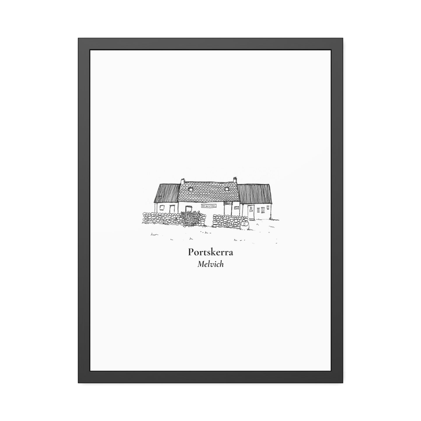 West End Stores (Portskerra, Melvich) Framed Paper Posters