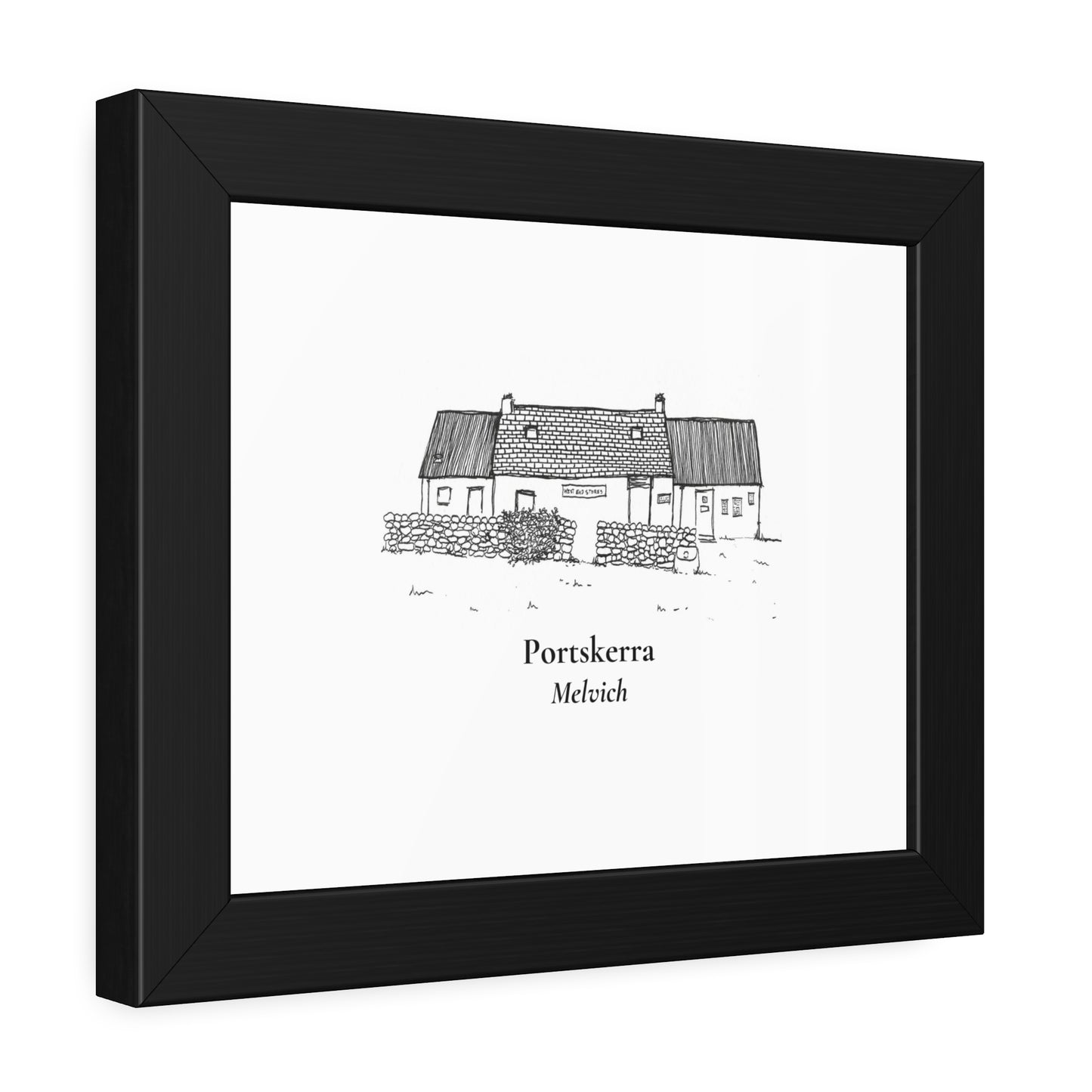 West End Stores (Portskerra, Melvich) Framed Paper Posters