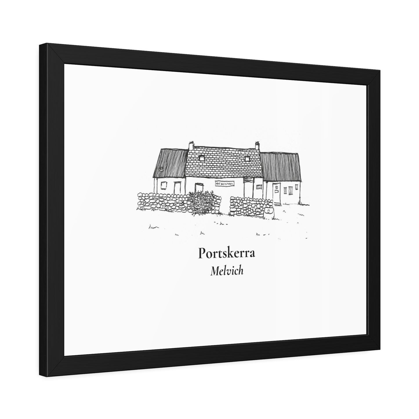 West End Stores (Portskerra, Melvich) Framed Paper Posters