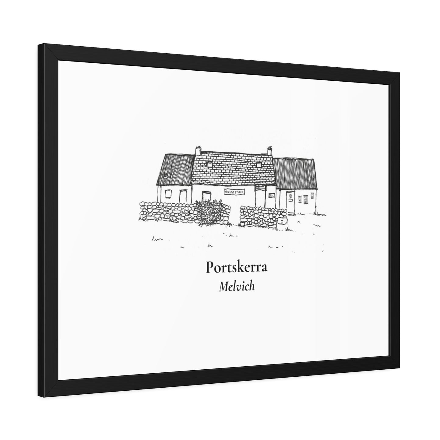 West End Stores (Portskerra, Melvich) Framed Paper Posters