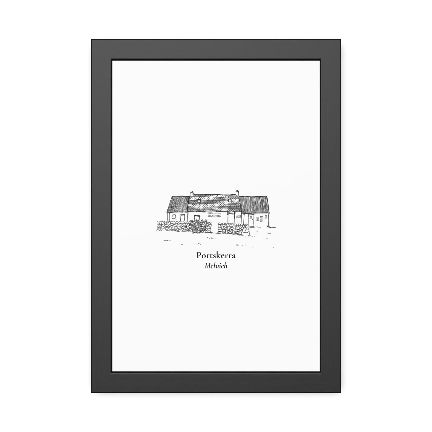 West End Stores (Portskerra, Melvich) Framed Paper Posters