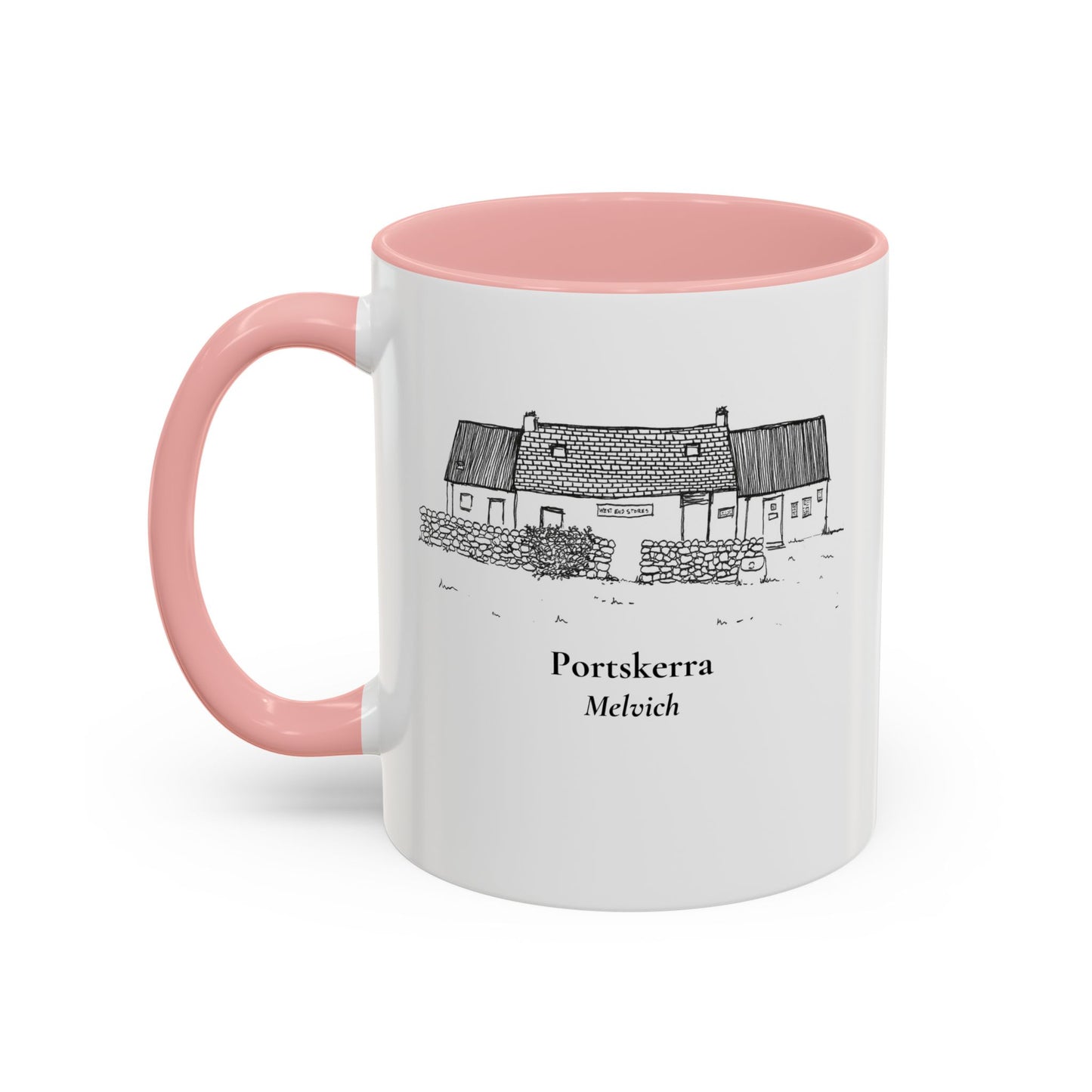 West End Stores (Portskerra, Melvich) Accent Coffee Mug (11, 15oz)