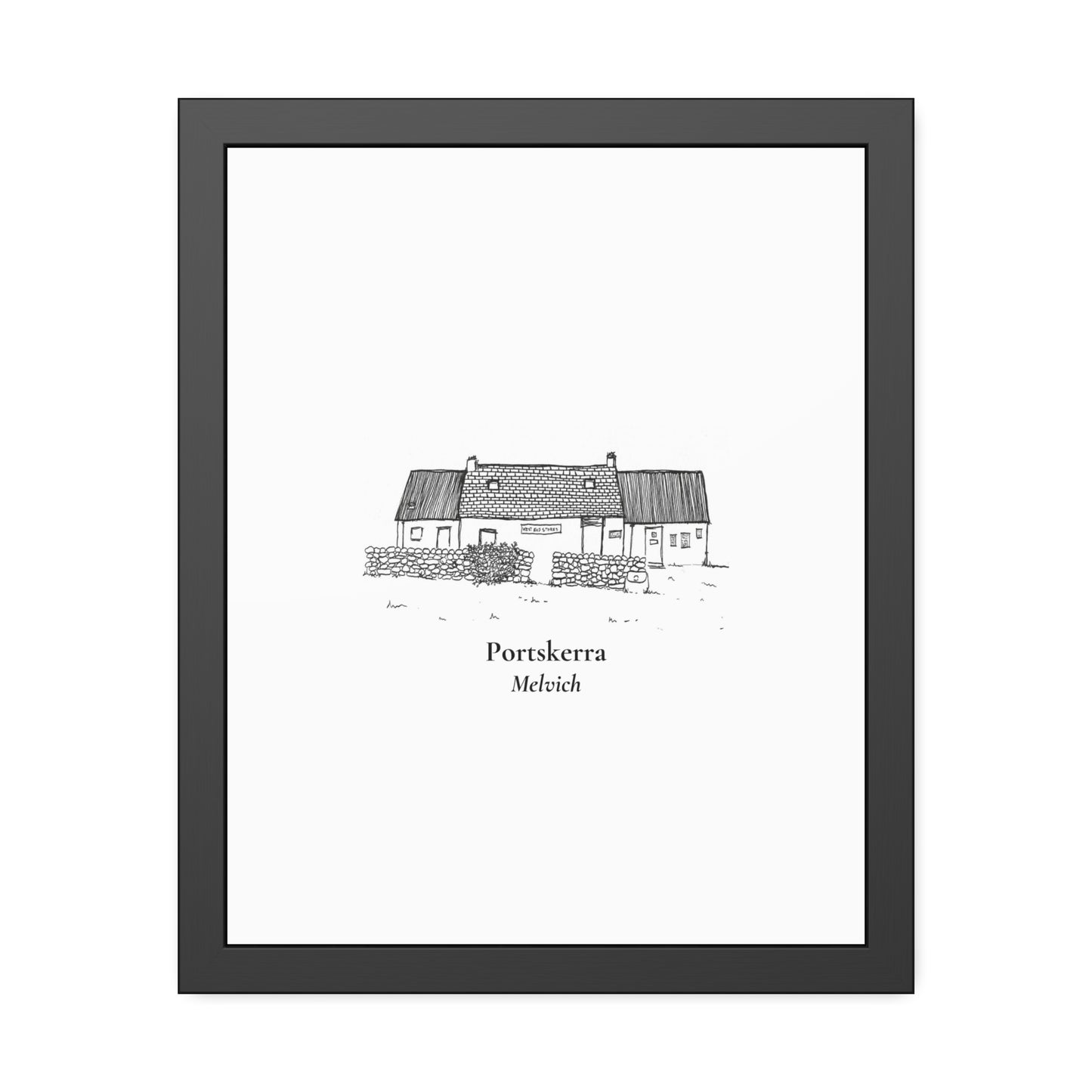 West End Stores (Portskerra, Melvich) Framed Paper Posters