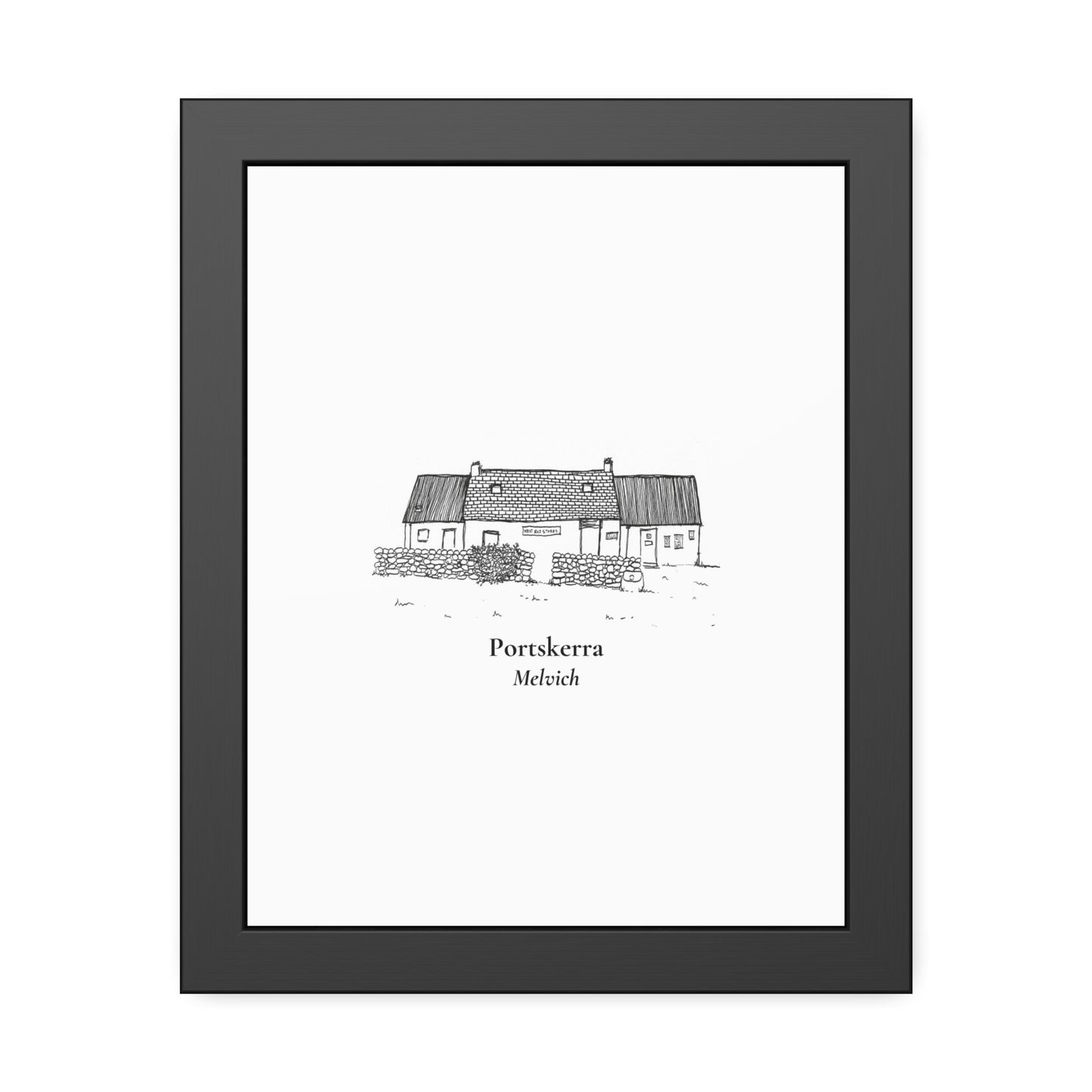 West End Stores (Portskerra, Melvich) Framed Paper Posters