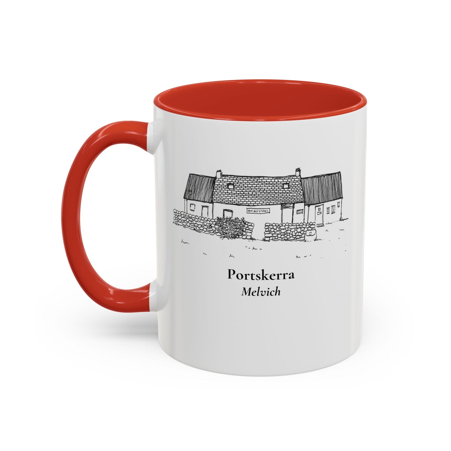 West End Stores (Portskerra, Melvich) Accent Coffee Mug (11, 15oz)