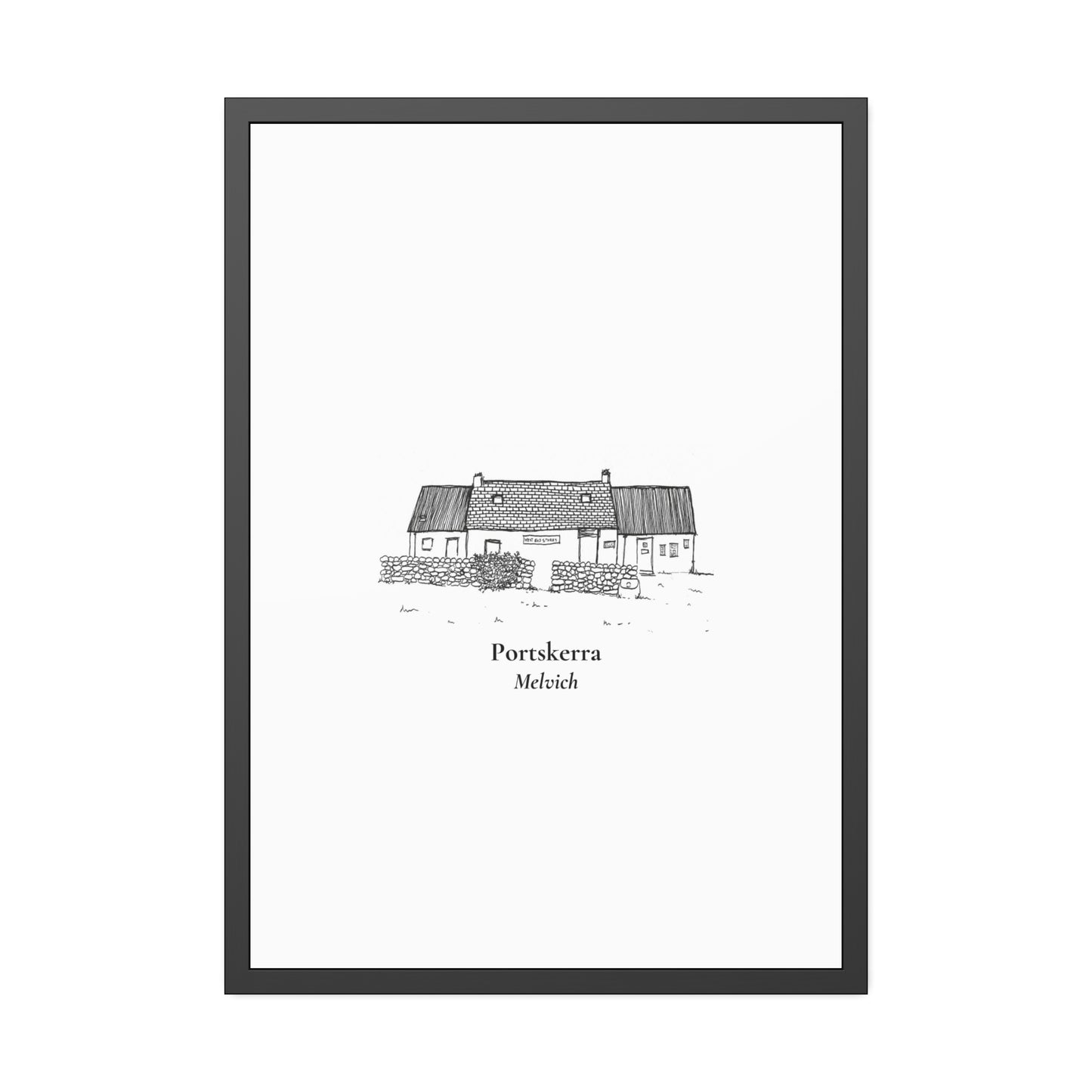 West End Stores (Portskerra, Melvich) Framed Paper Posters