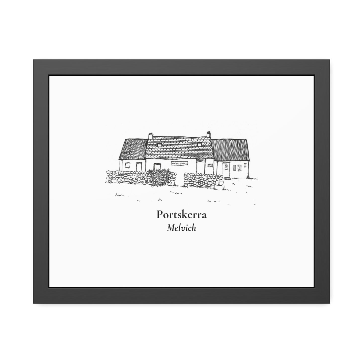 West End Stores (Portskerra, Melvich) Framed Paper Posters