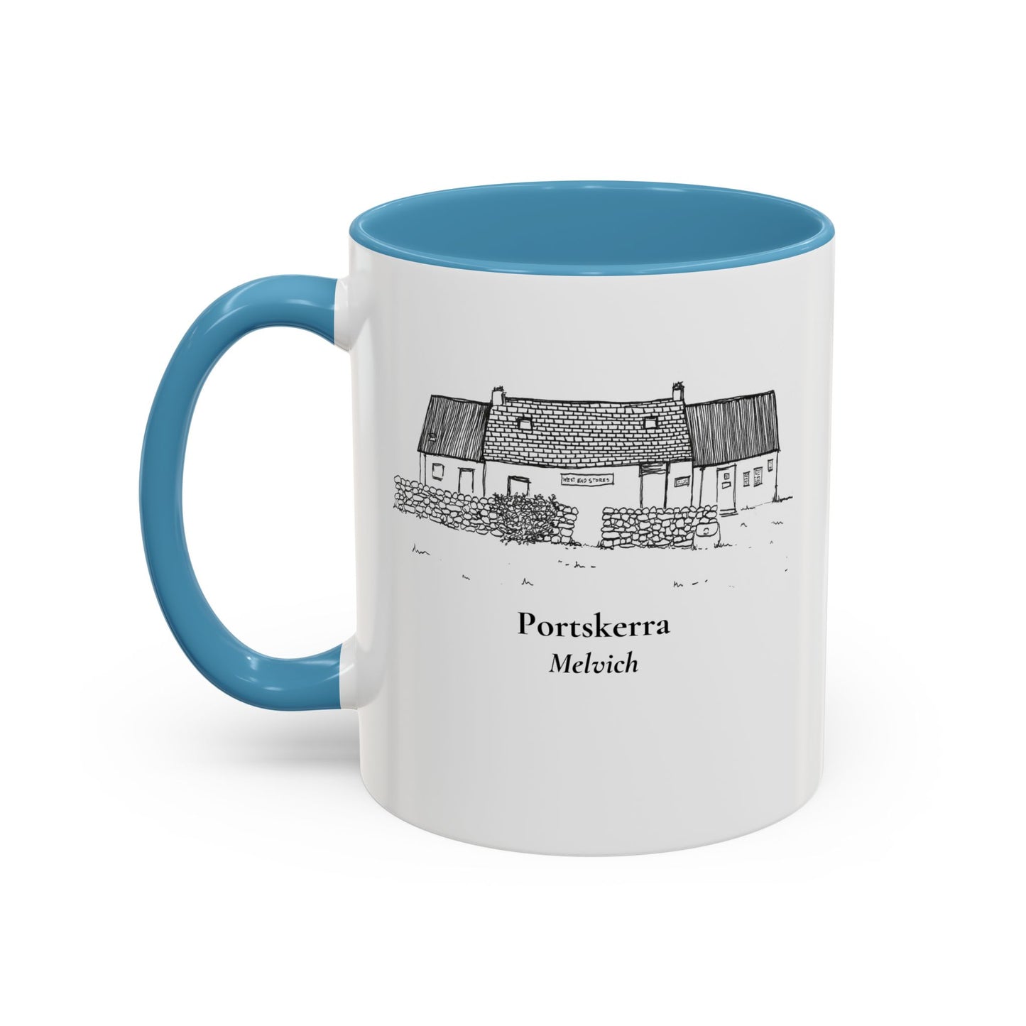 West End Stores (Portskerra, Melvich) Accent Coffee Mug (11, 15oz)