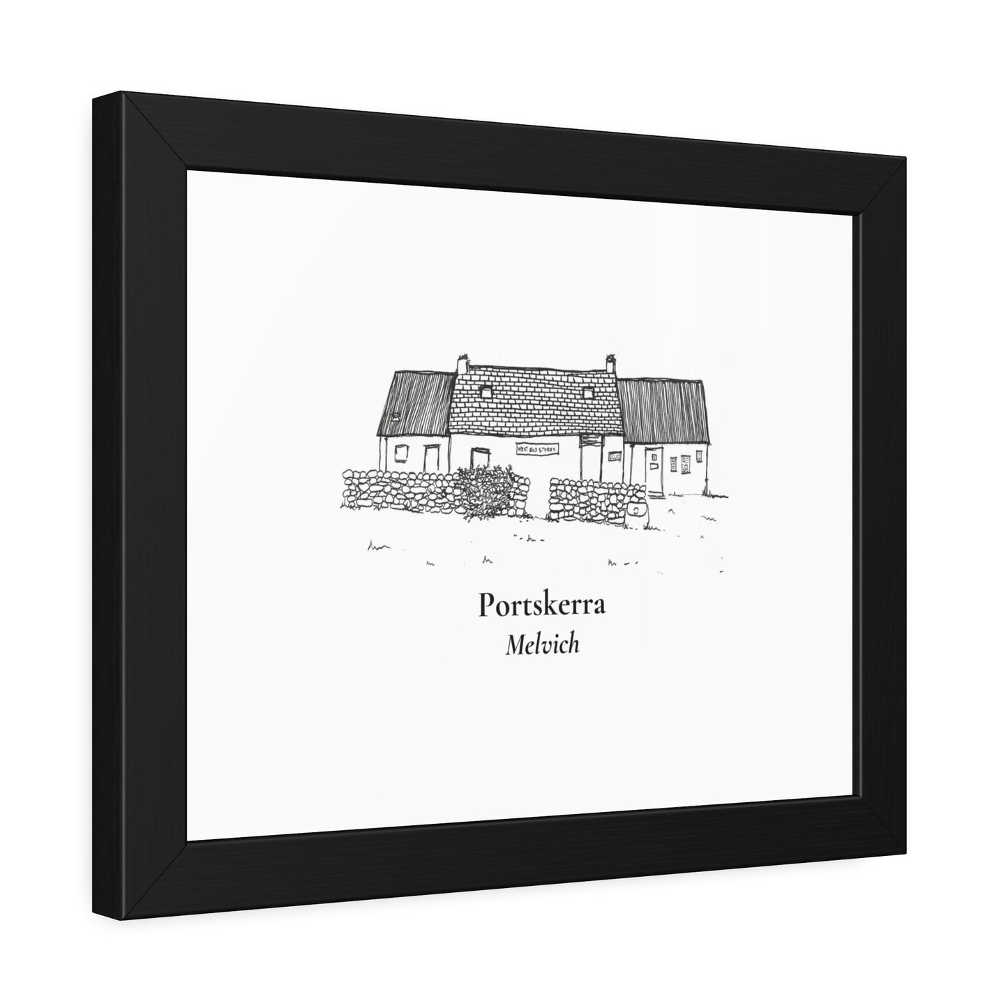 West End Stores (Portskerra, Melvich) Framed Paper Posters